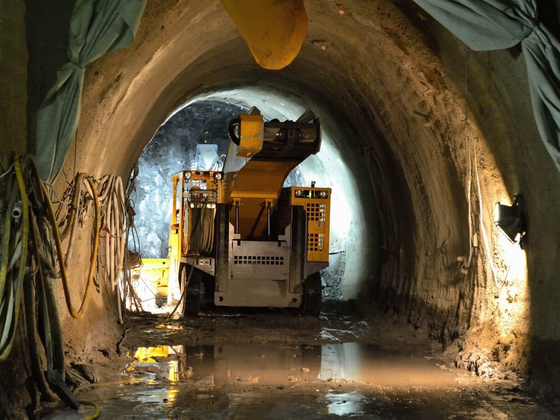 Ausbau des Geologischen Erkundungsstollen des Tunnels Radlice in Prag