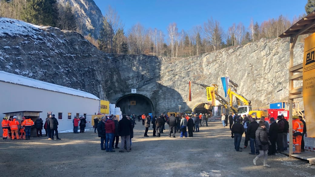 Ceremony Marks the Start of Excavation for the Kramer Tunnel