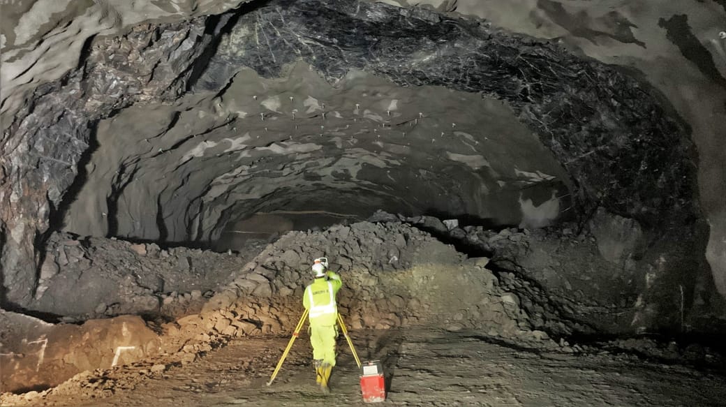 Weiterer Durchbruch des Tunnels Skärholmen