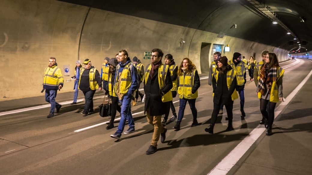Exkursion in Autobahntunneln
