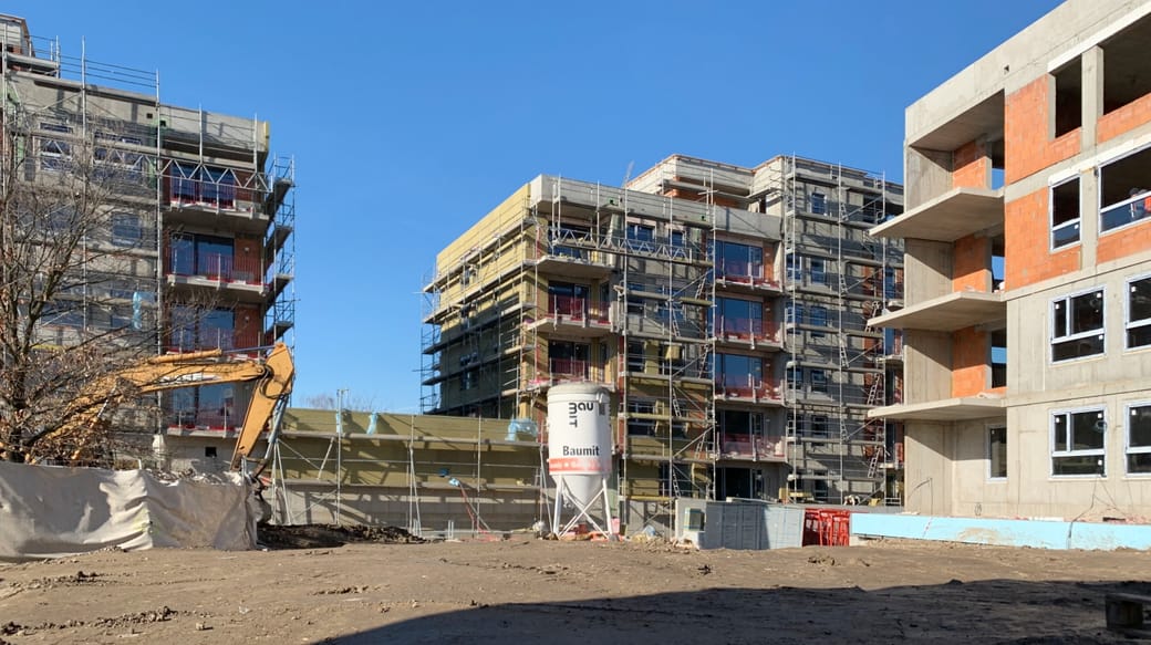 Construction of the Malešický Háj Residential Complex