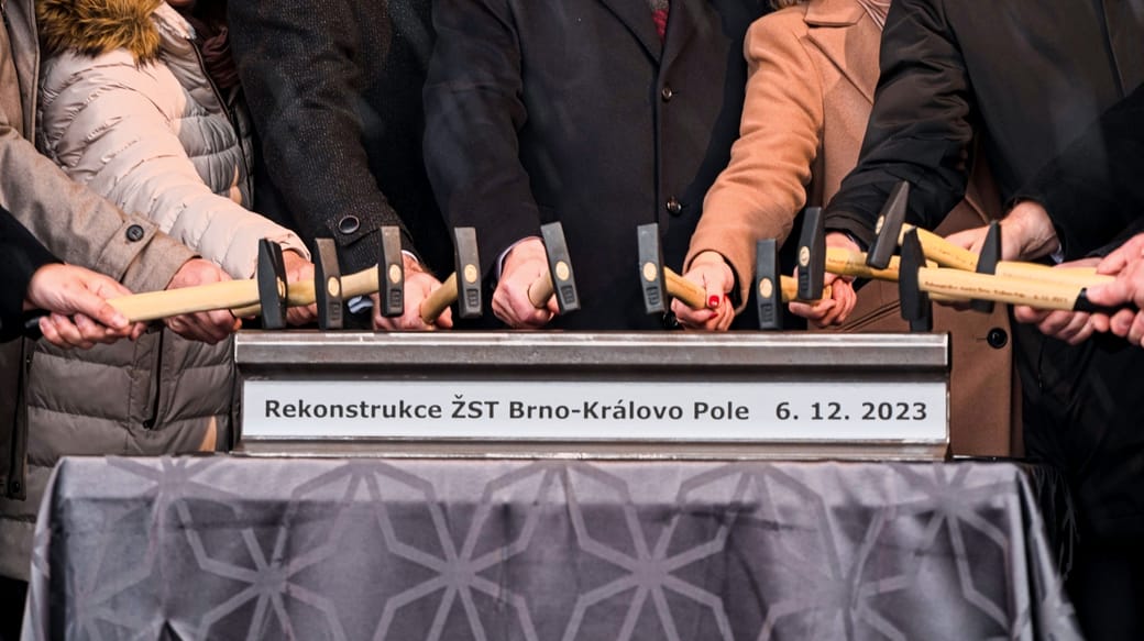 Zahájení rekonstrukce královopolského nádraží