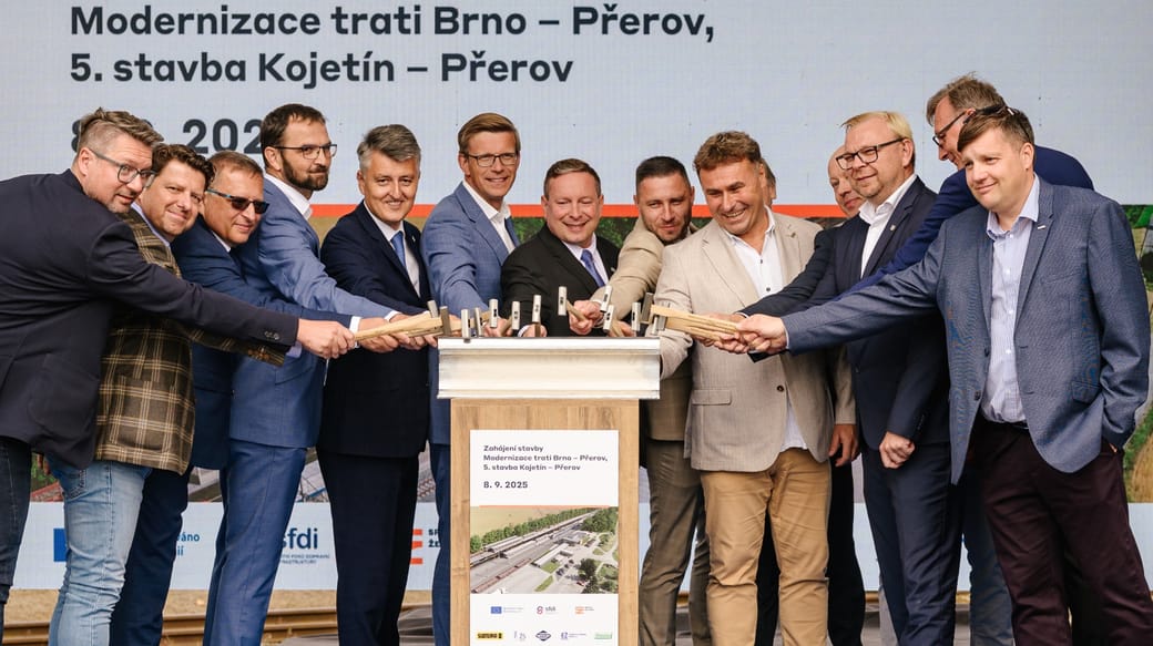 Zahájení modernizace trati Kojetín–Přerov