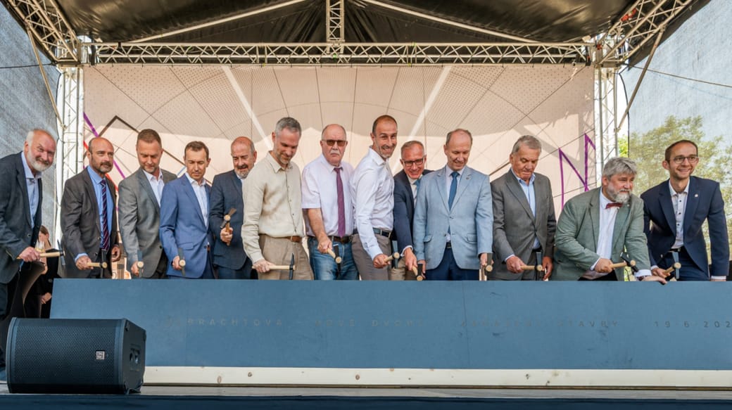 Slavnostní zahájení druhé etapy výstavby metra D v Praze