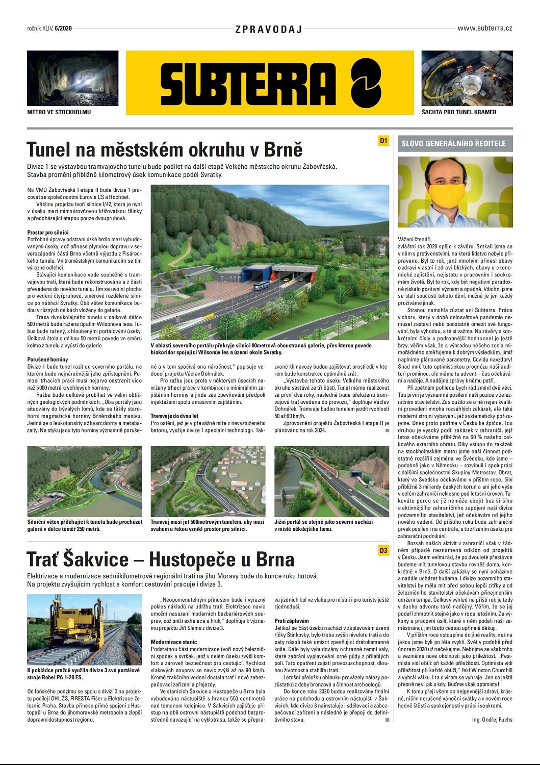 Merkblatt Subterra 6/2020 (nur tschechisch)