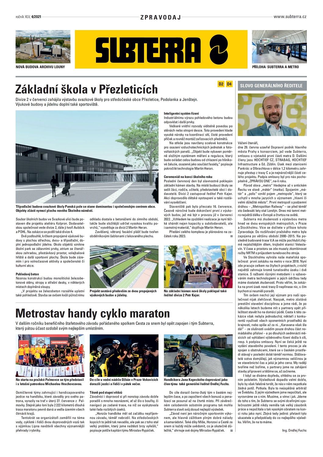 Merkblatt Subterra 4/2021 (nur tschechisch)