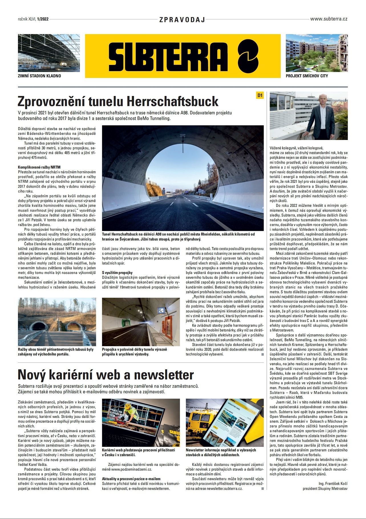 Zpravodaj Subterra 1/2022