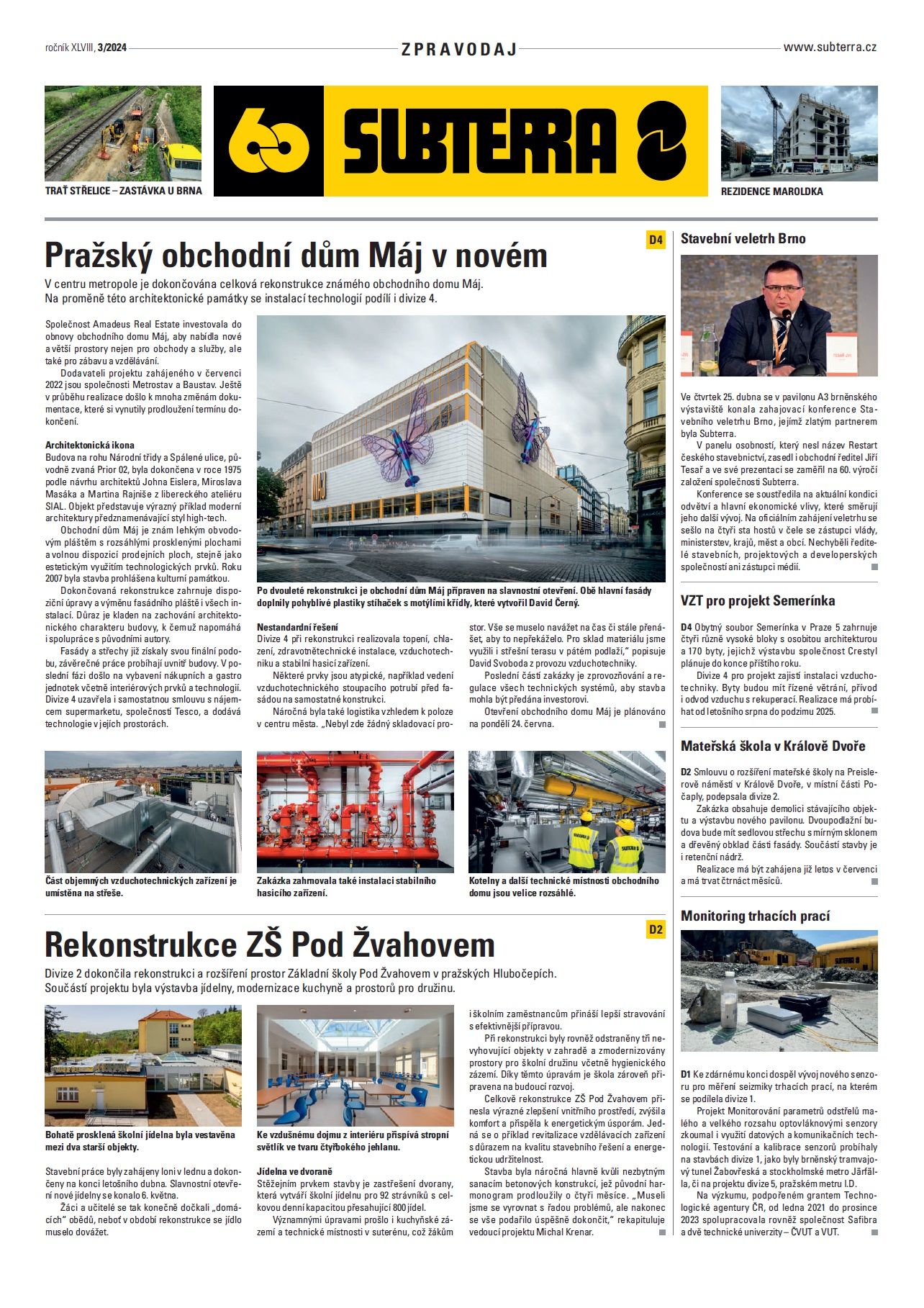 Zpravodaj Subterra 3/2024