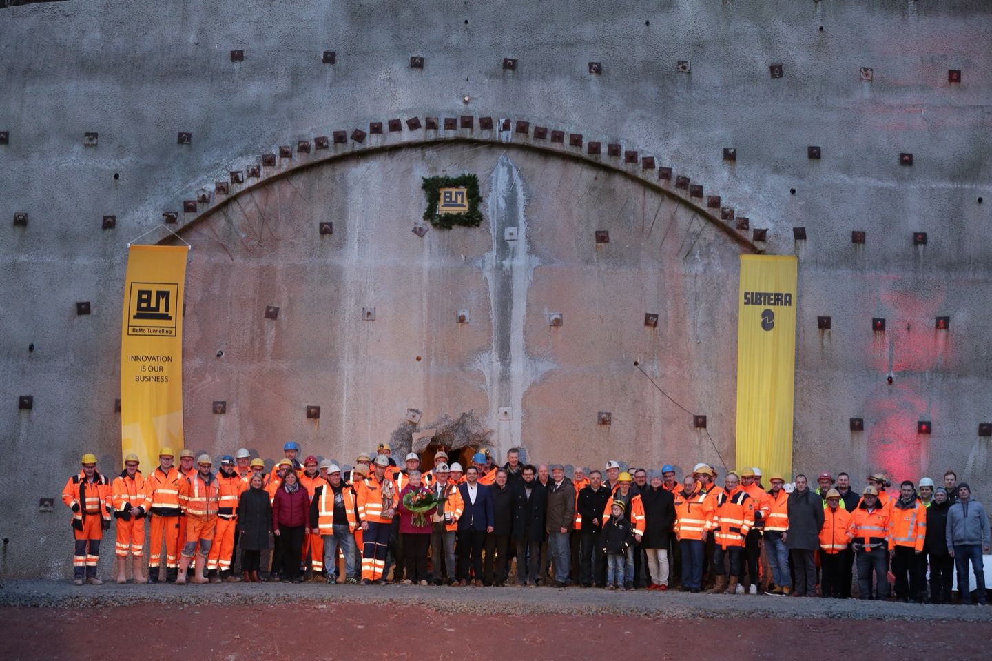 Spitzenberg Tunnel Durchschlag