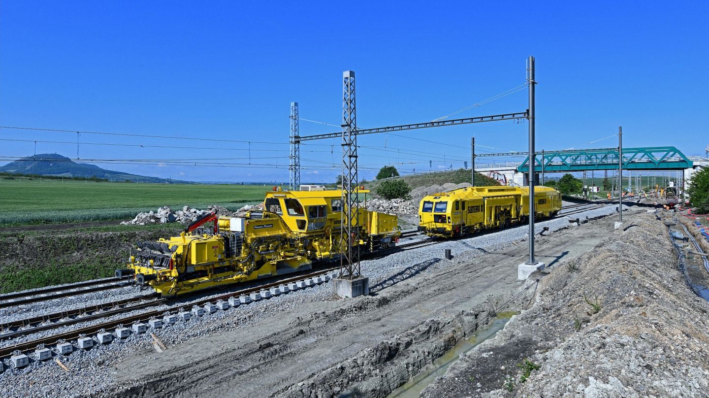 Modernisierung der Bahnstrecke Šakvice – Hustopeče u Brna