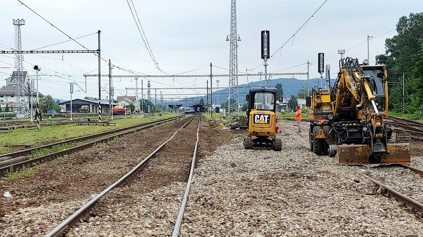 Repair of Rails in Tišnov