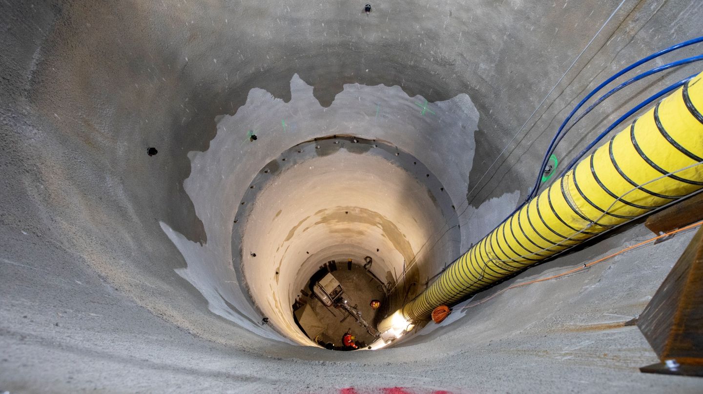 Unikátní šachta pro tunel Kramer