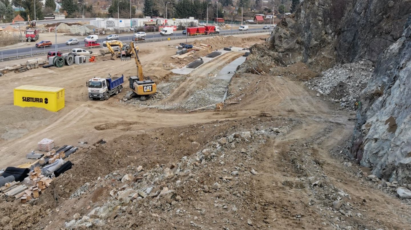 Construction of the Tramway Tunnel in Brno