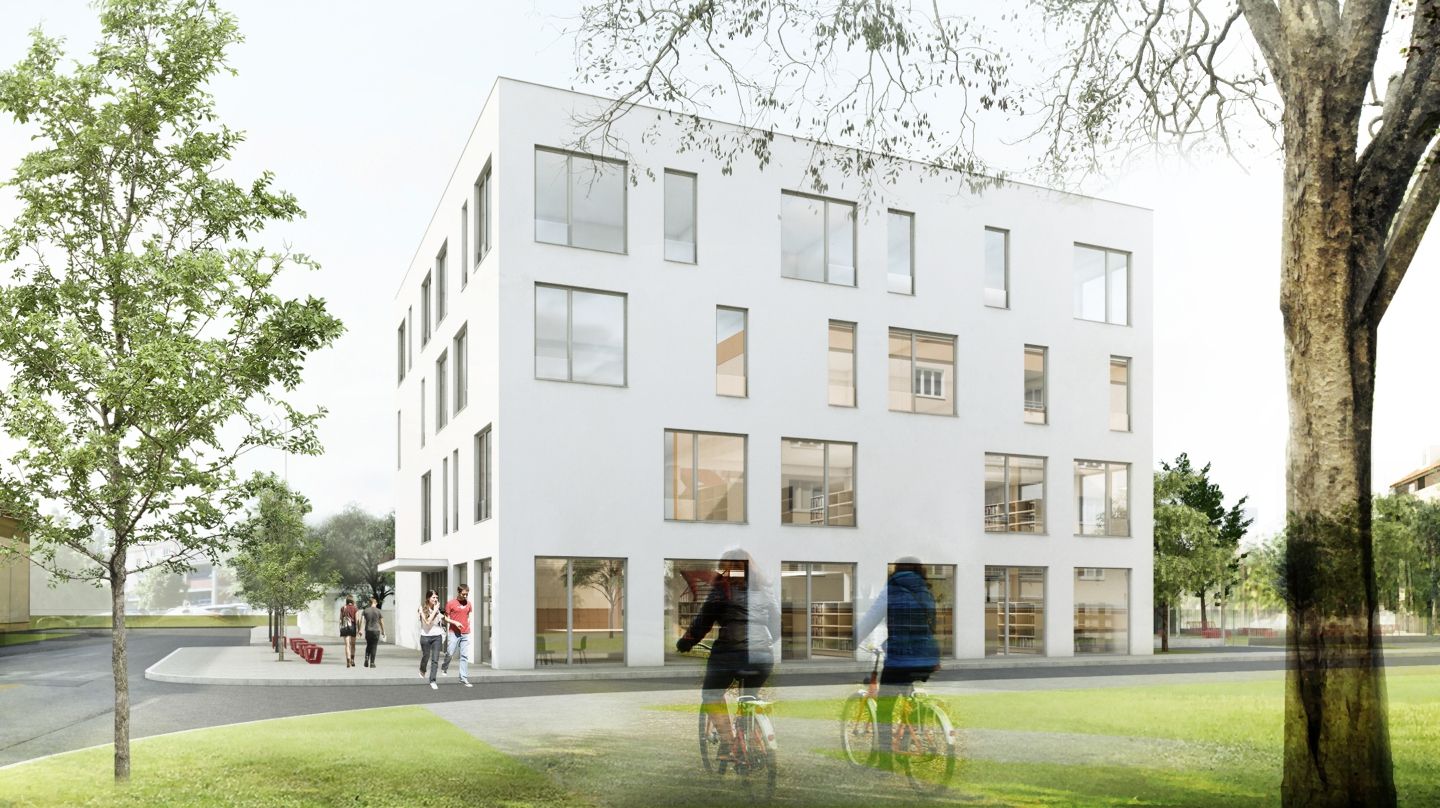 Neues Gebäude der Stadtbibliothek in Prag
