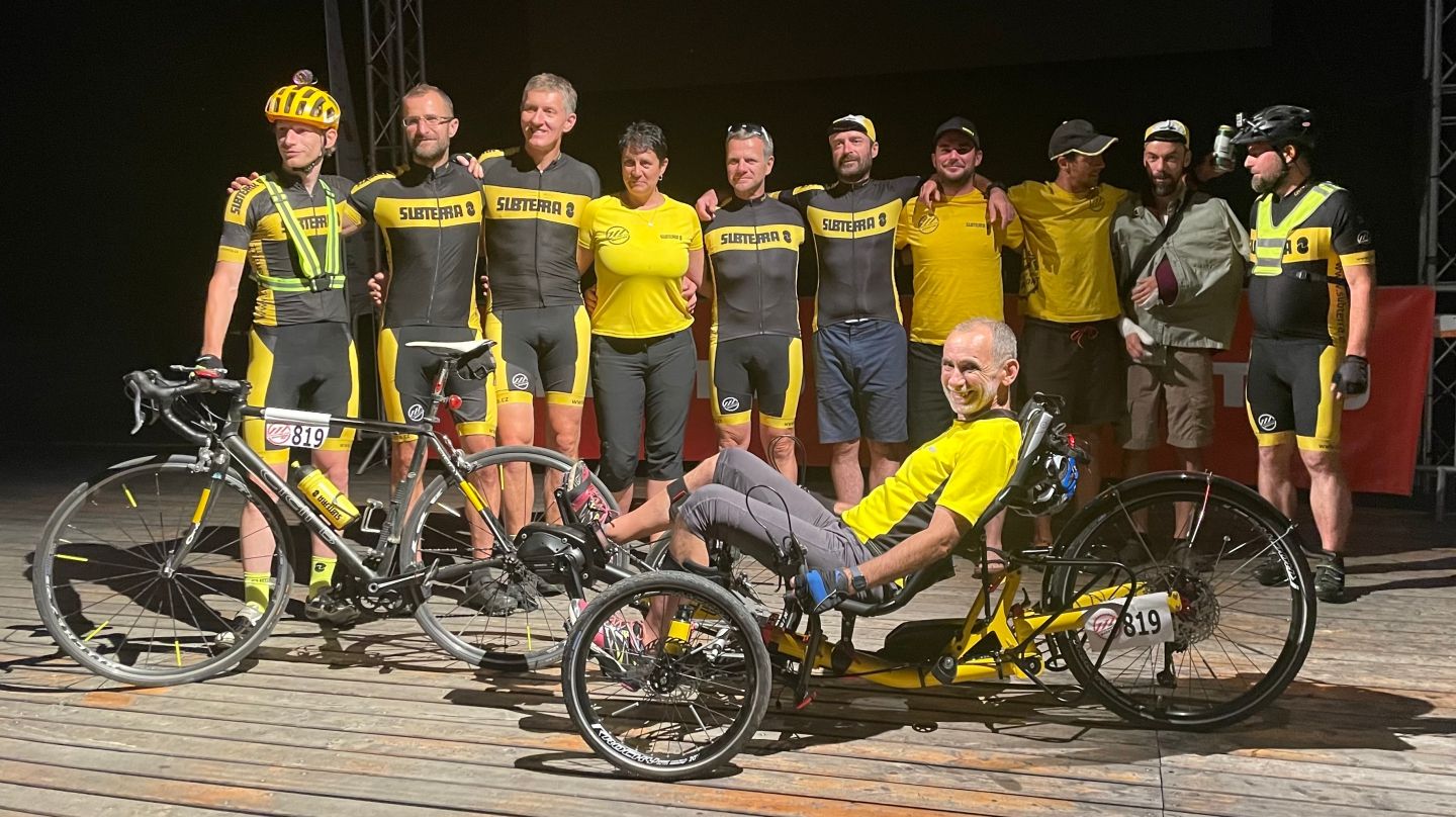 Erfolgreicher Metrostav Handy-Radmarathon