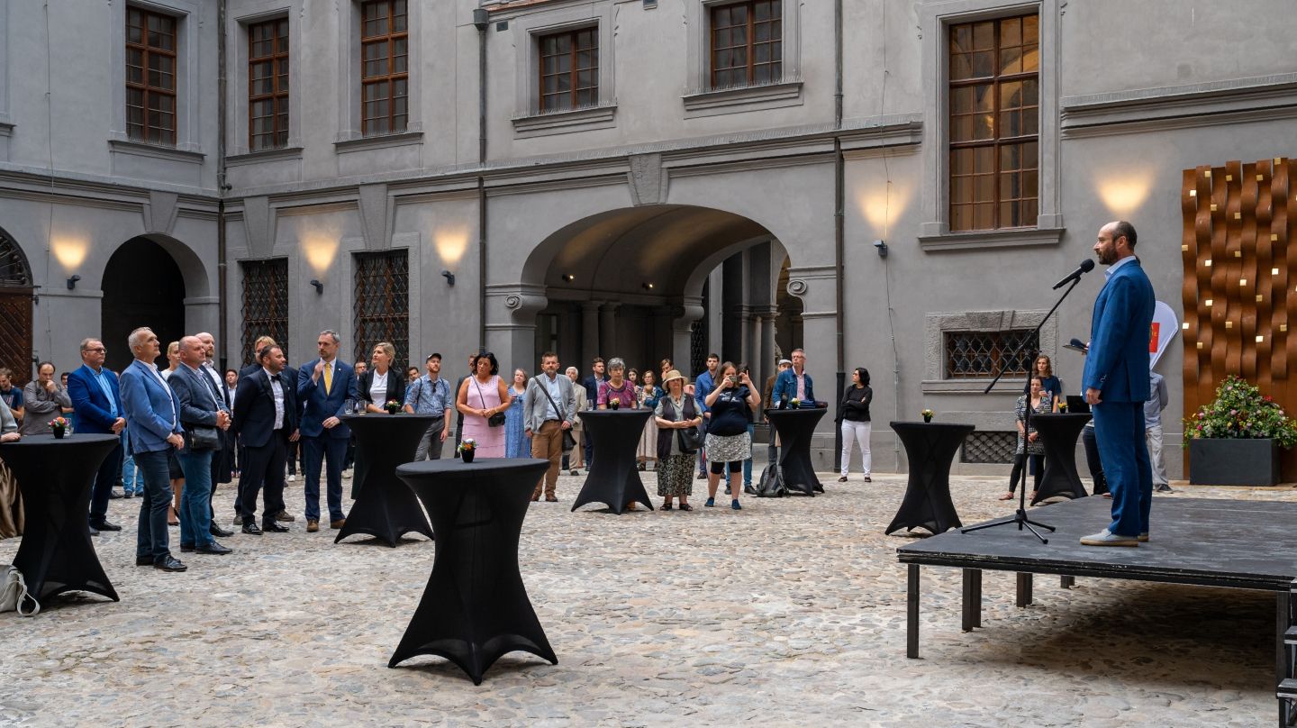 Slavnostní otevření Clam-Gallasova paláce