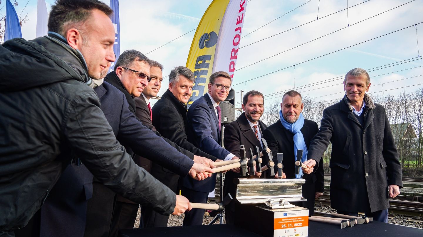 Feierliche Eröffnung des Projekts Čelákovice–Mstětice
