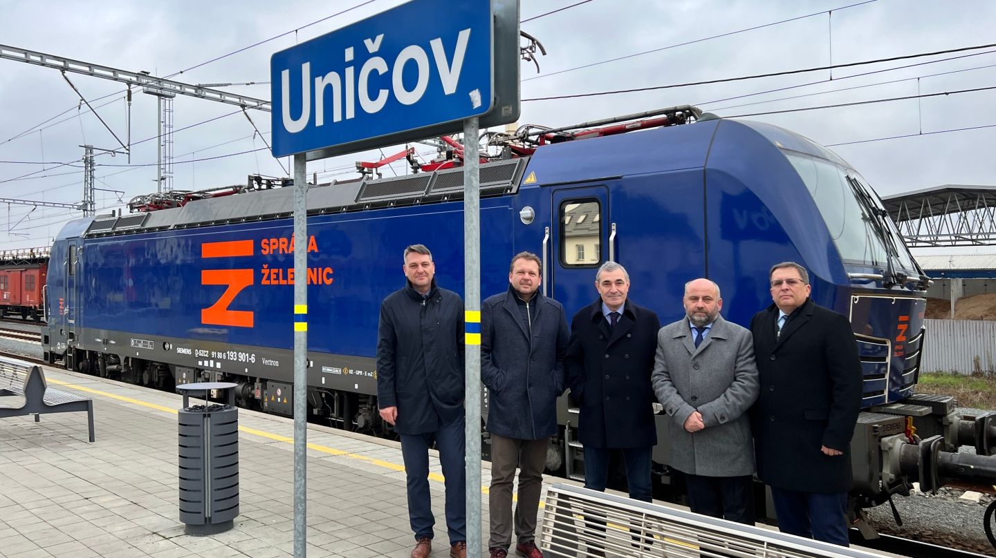 Festzug auf der Strecke Uničov–Olmütz