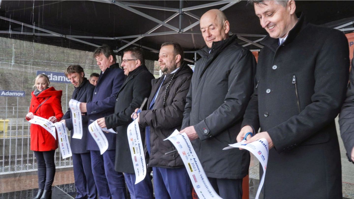 Feierlicher Abschluss der Rekonstruktion der Strecke Brno-Maloměřice – Adamov
