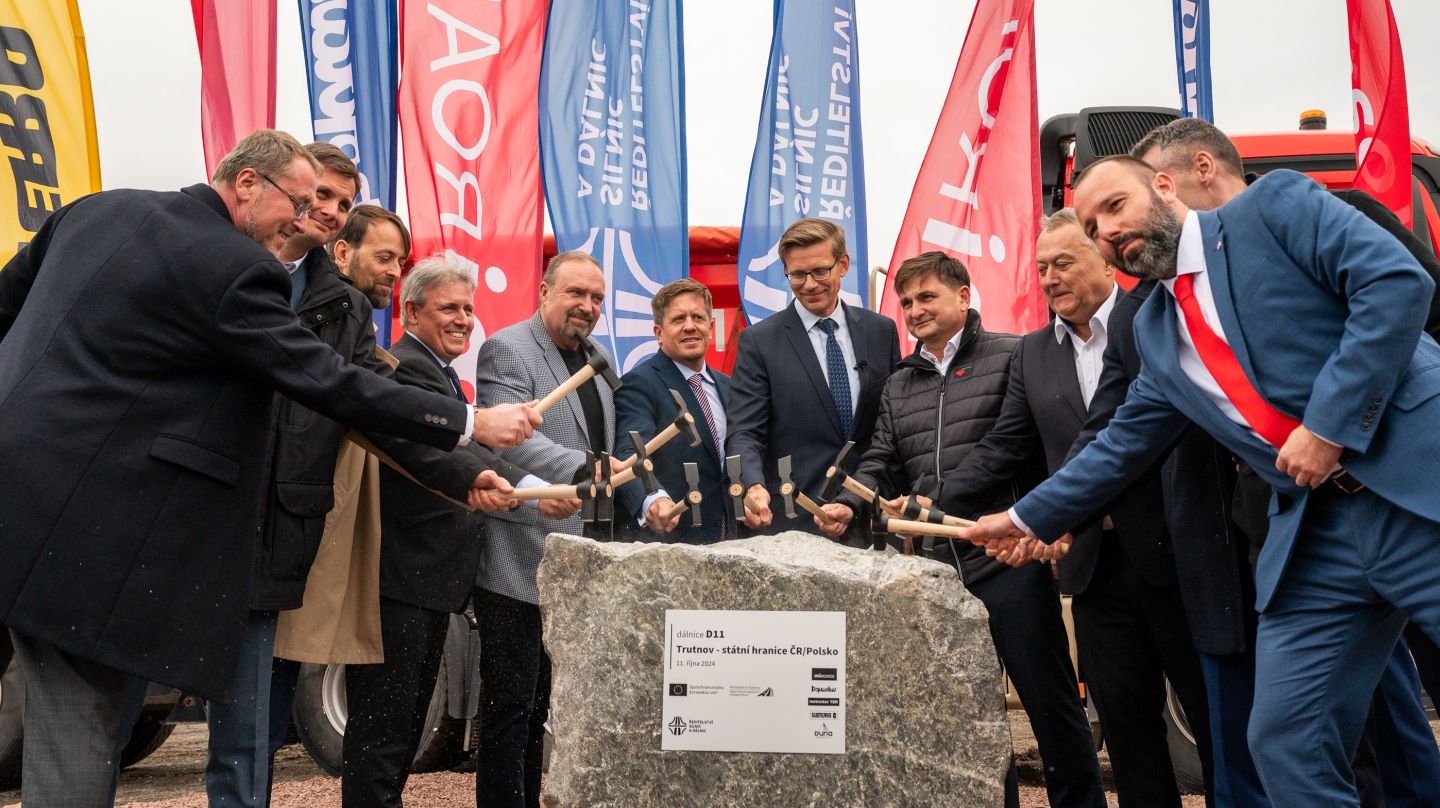 Start of the Construction of the D11 Motorway from Trutnov to the Border with Poland