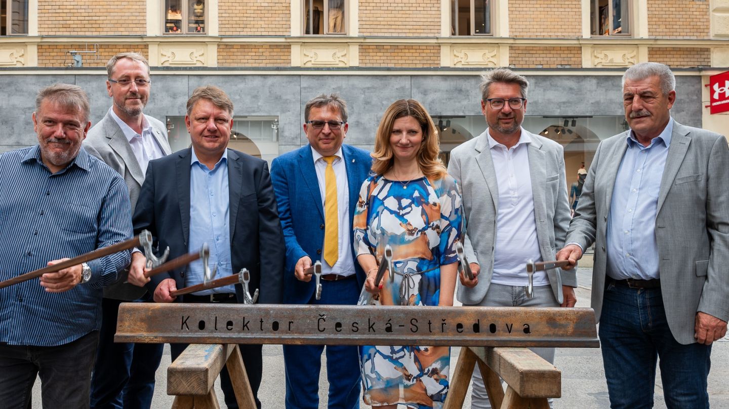Feierliche Eröffnung des Kollektorbaus in Brünn