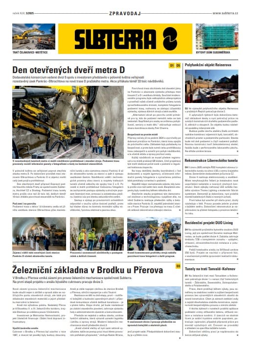 Merkblatt Subterra 3/2025 (nur tschechisch)