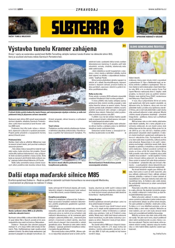 Newsletter Subterra 6/2019