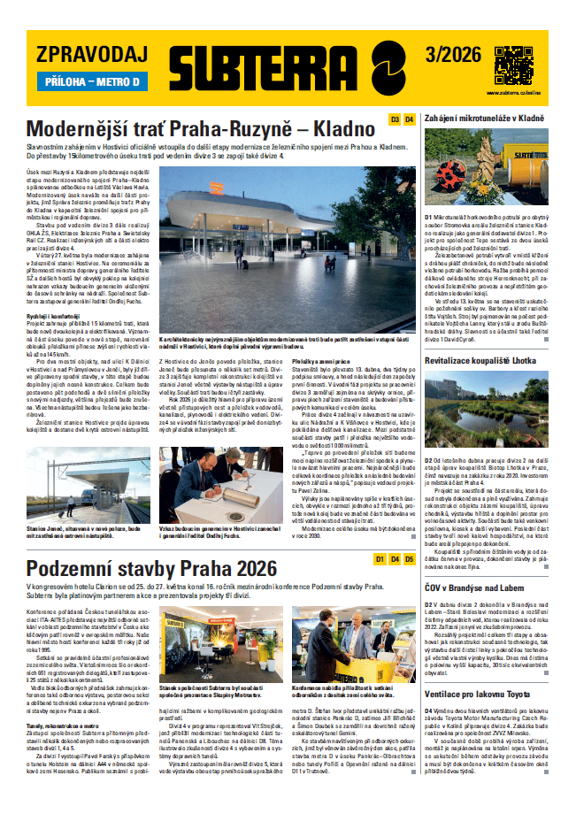 Zpravodaj Subterra 3/2026