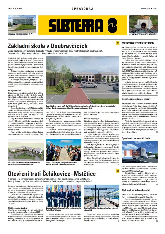 Zpravodaj Subterra 5/2025