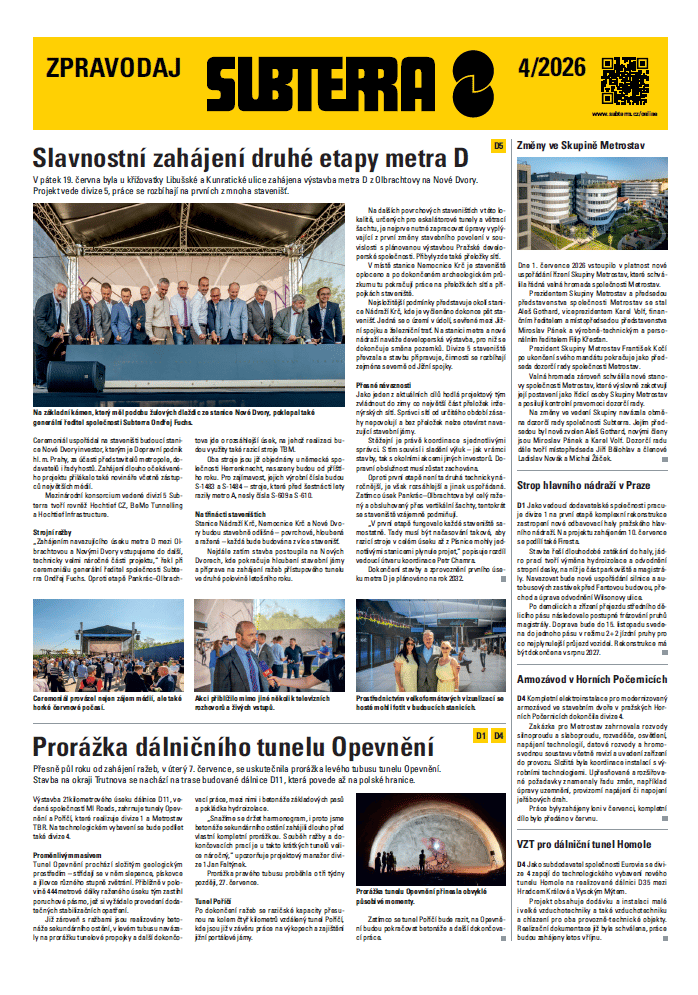 Zpravodaj Subterra 4/2026