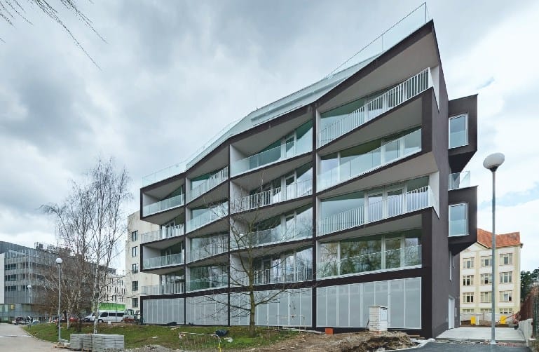 Instalace pro bytový dům Corso v Berouně