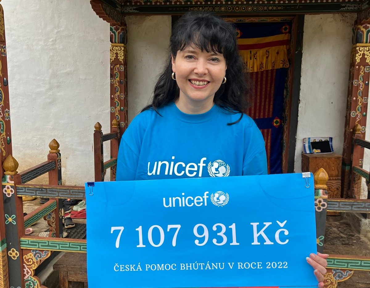 Ředitelka UNICEF ČR byla oceněna nejvyšším duchovním představitelem Bhútánu