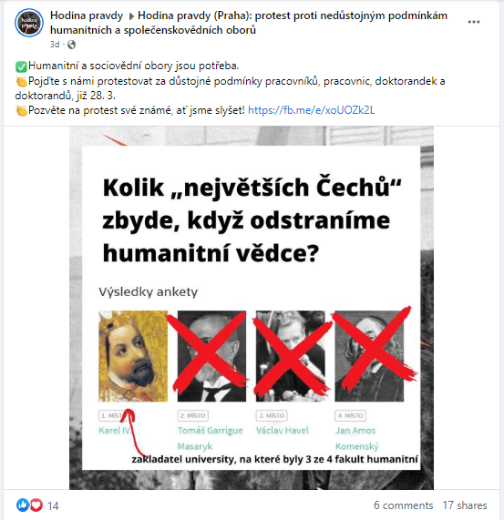Protesty na akademické půdě: Studenti a akademici chtějí lepší financování humanitních oborů