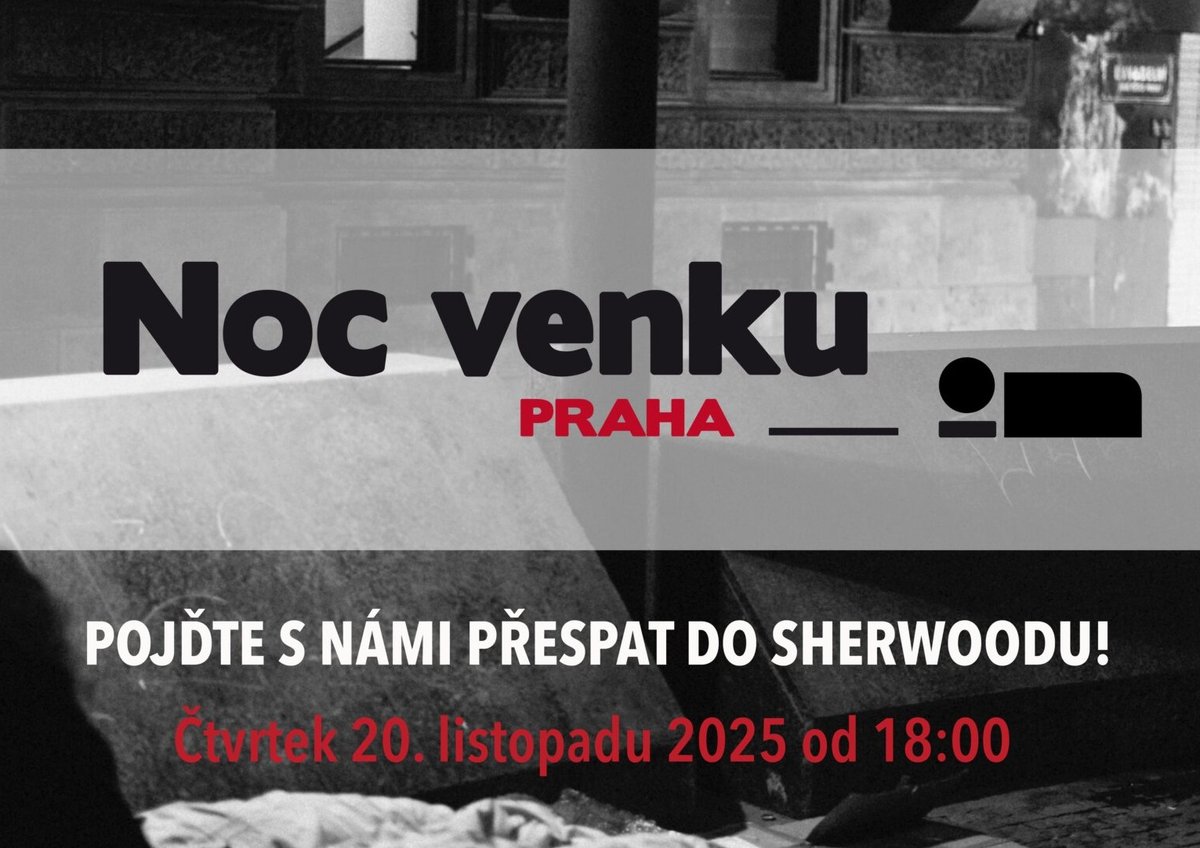 Naděje pořádá 20. 11. Noc venku. Chce přiblížit život lidí, kteří skončili bez střechy nad hlavou