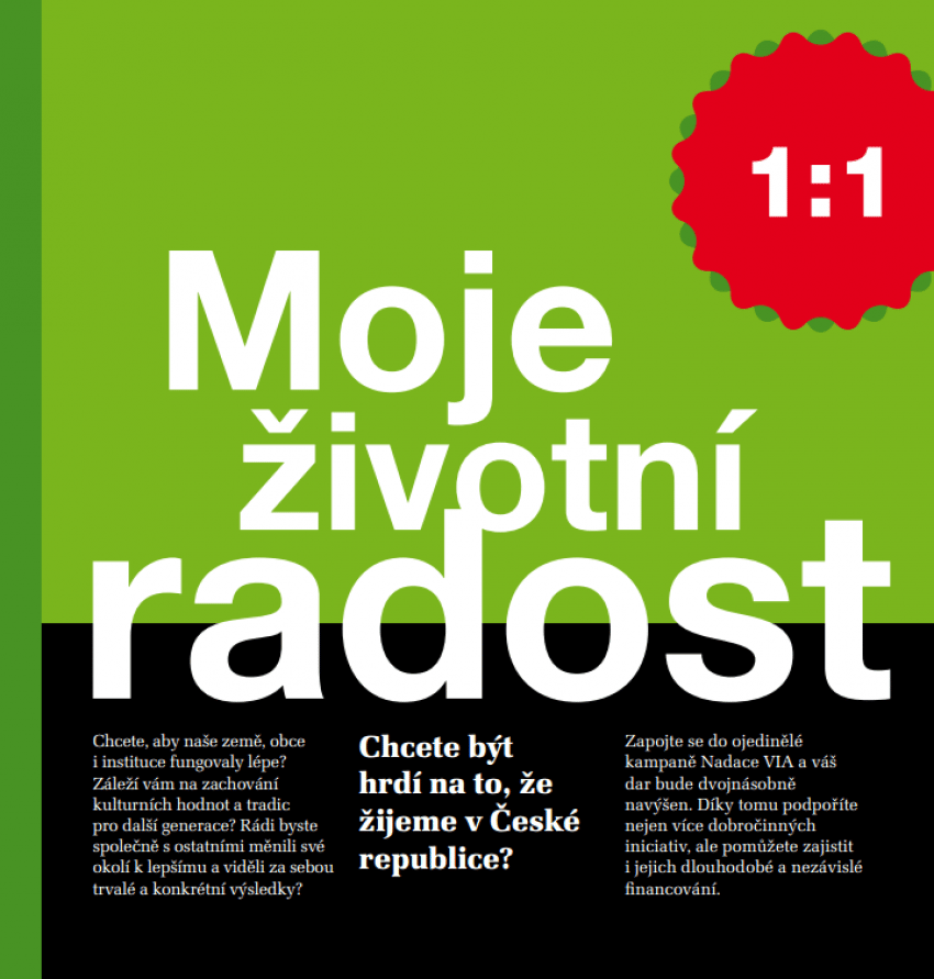 Neemotivní téma podané stejně neemotivním, ale účinným způsobem. Foto: Nadace VIA