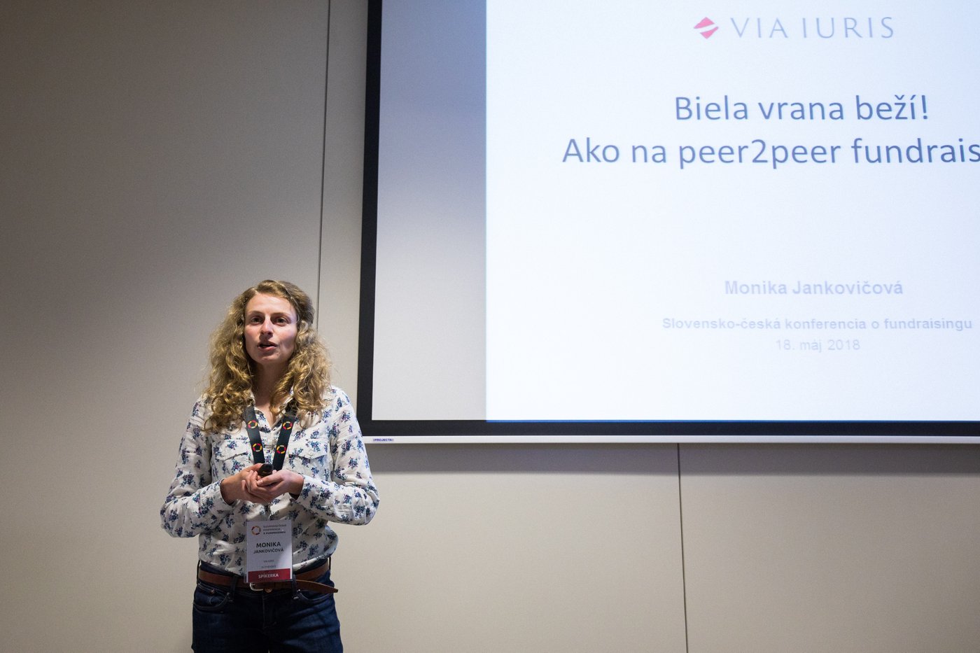 Monika Jankovičová o tom, že peer-to-peer kampaň je běh na dlouhou trať, který se vyplatí. Foto: Rastislav Blaško