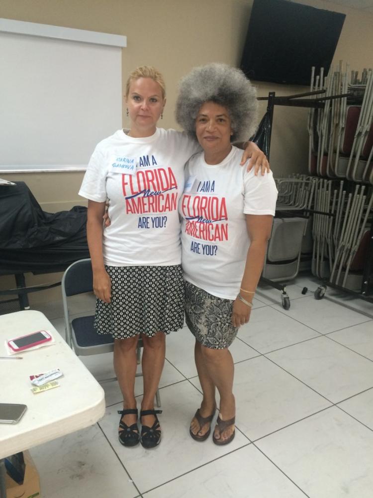Florida Americans! - Katarína s americkou kolegyní. Foto: Archiv Kataríny Klamkové
