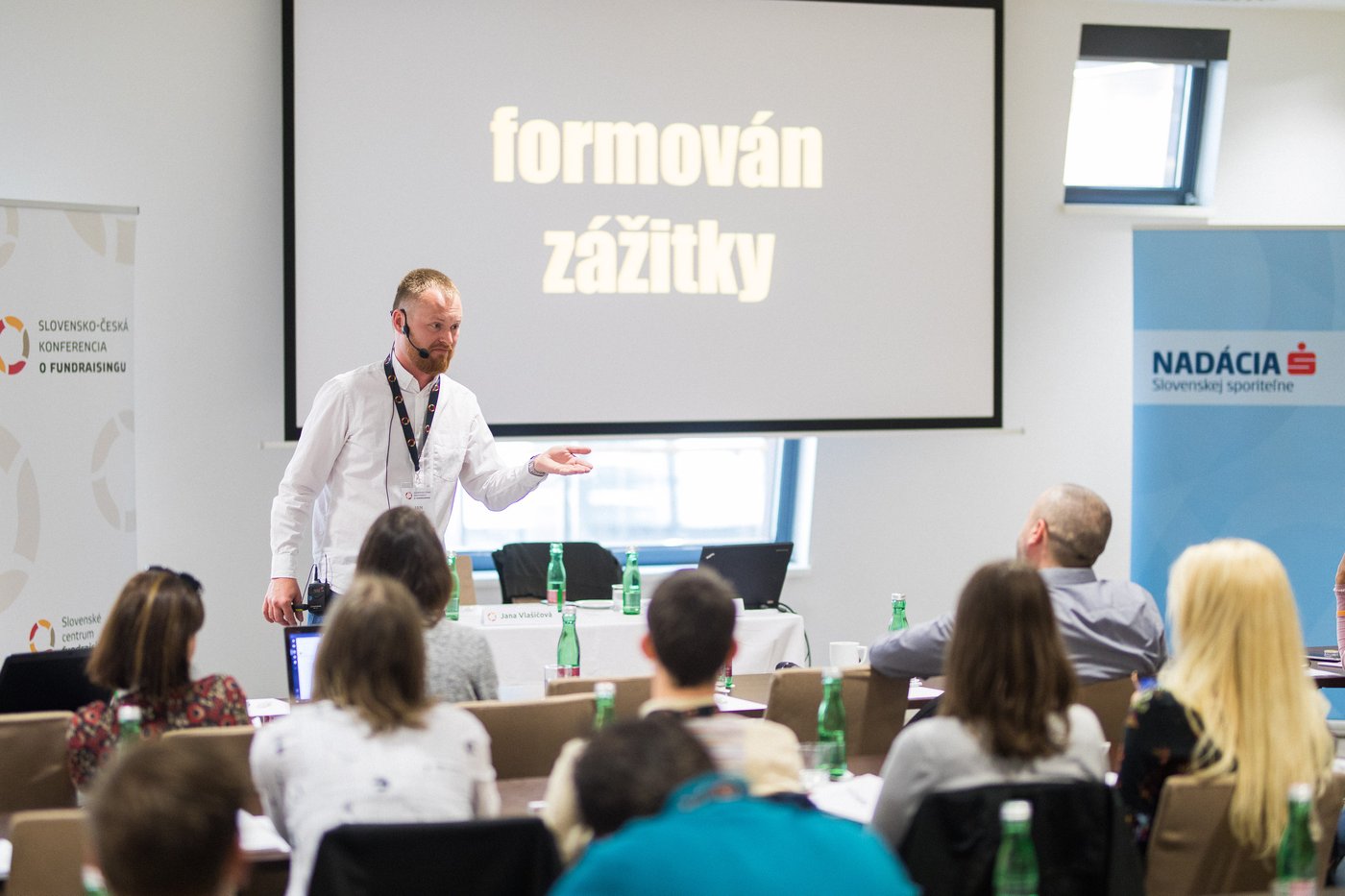 Jan Gregor o zážitcích ve fundraisingu. Foto: Rastislav Blaško