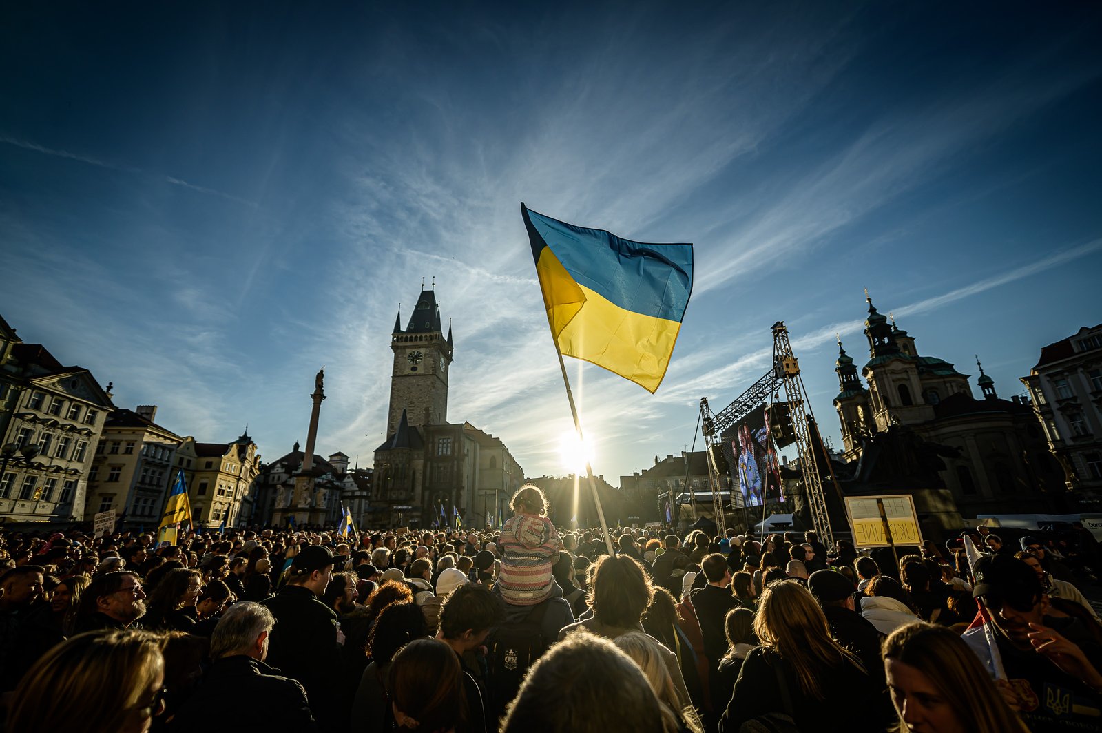 Nevládní organizace pořádají akci na podporu Ukrajiny, účast přislíbil prezident