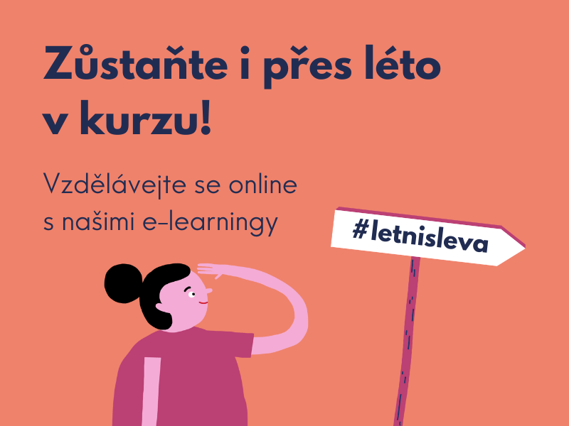 Letní sleva na e-learningy: Ponořte se do fundraisingu, komunikace nebo procesů